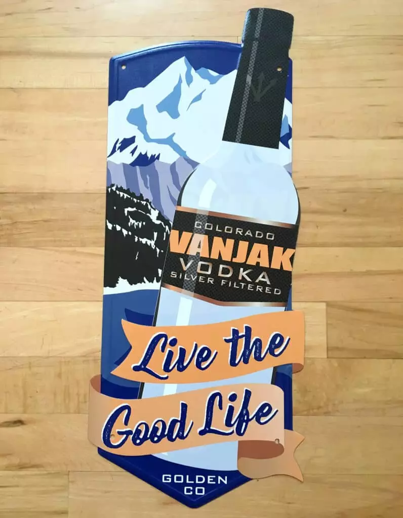 Tin Sign Design for Vanjak